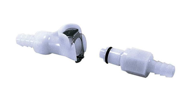 MOTION PRO Schnellkupplung Ø 8 mm doppelt verriegelt weiß